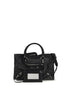 Balenciaga Black Lamb Ovis Aries Aries Shoulder Bag