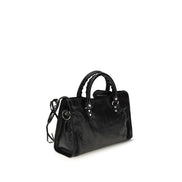 Balenciaga Black Lamb Ovis Aries Aries Shoulder Bag