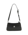 Vivienne Westwood Black Calf Leather Bos Taurus Shoulder Bag