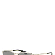 Saint Laurent Gray Acetate Sunglasses
