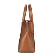 Michael Kors MICHAEL KORS Mercer 35S1GM9M2B Medium Logo And Leather Accordion Crossbody Bag In Brown