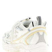 Off-White White Polyethylene Athletic Sneakers