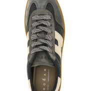 Hogan Gray Wool Platform Sneakers