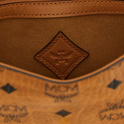 MCM Brown Polyethylene Shoulder Bag