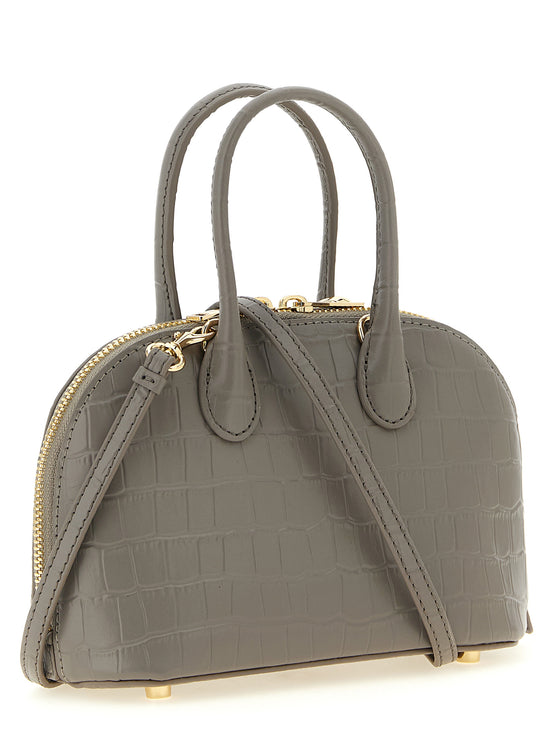 Self-Portrait Gray Cowhide Handbag