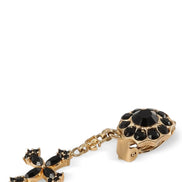 Dolce & Gabbana Black Brass Earrings