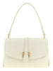 Ferragamo White Calfskin Shoulder Bag