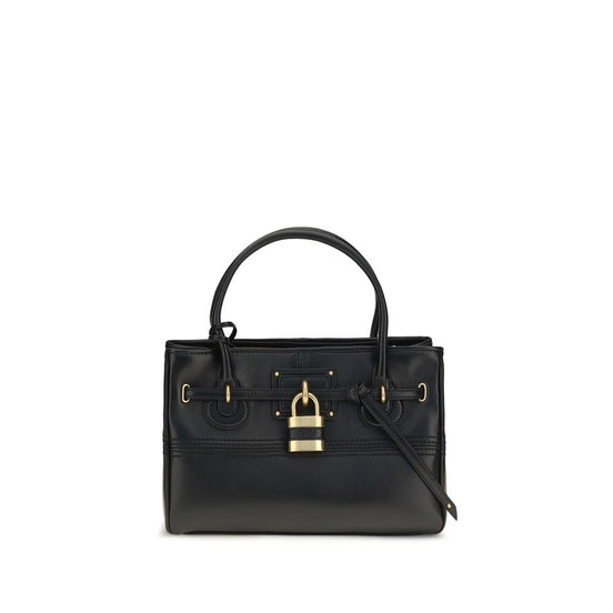 Chloé Black Calf Leather Bos Taurus Shoulder Bag