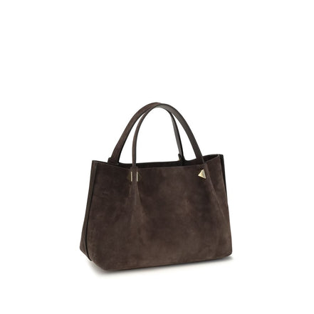 Valentino Garavani Brown Calf Leather Bos Taurus Handbag