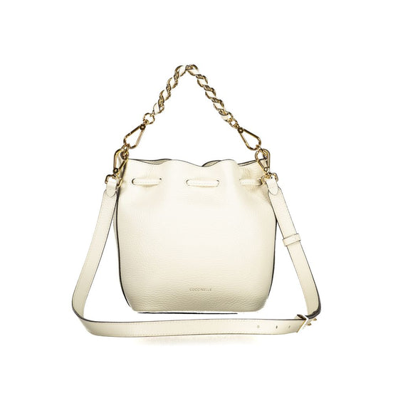 Coccinelle White Leather Handbag