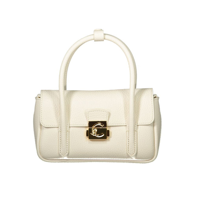 Coccinelle White Leather Handbag