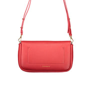 Coccinelle Rosso Leather Women's Bag with Adjustable Removable Strap