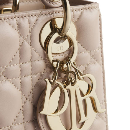 Dior Beige Lamb Leather Handbag
