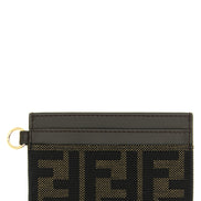 Fendi Brown Polyester Cardholder
