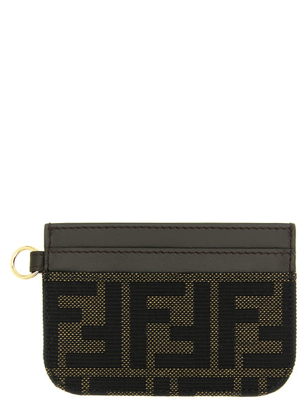 Fendi Brown Polyester Cardholder