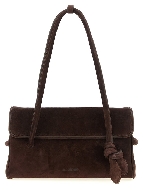 Jacquemus Brown Calfskin Shoulder Bag