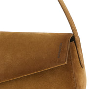 Jil Sander Brown Calfskin Shoulder Bag