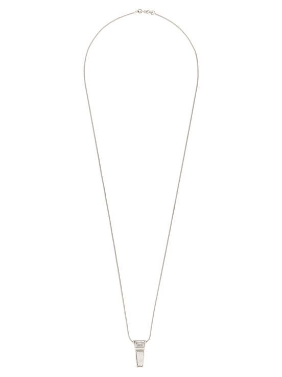 Rick Owens Silver Brass Necklace