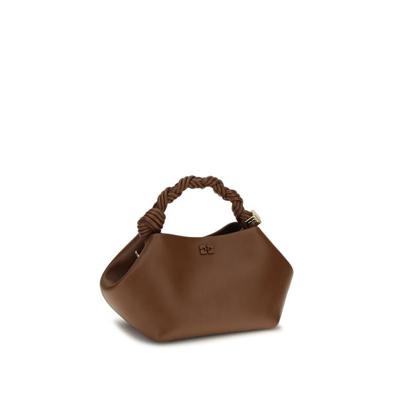 Ganni Brown Recycled Leather Handbag