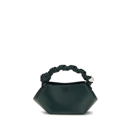 Ganni Bicolor Recycled Leather Handbag