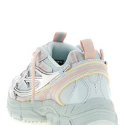 Off-White Blue Polyethylene Athletic Sneakers