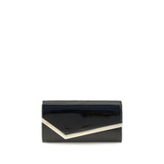 Jimmy Choo Black Calf Leather Bos Taurus Clutch Bag