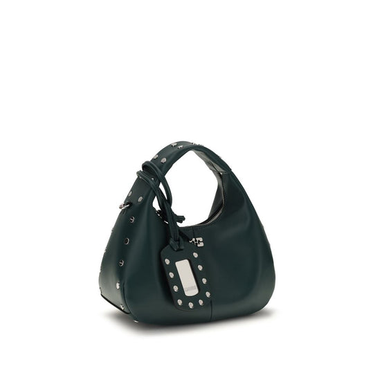 Ganni Bicolor Recycled Leather Handbag