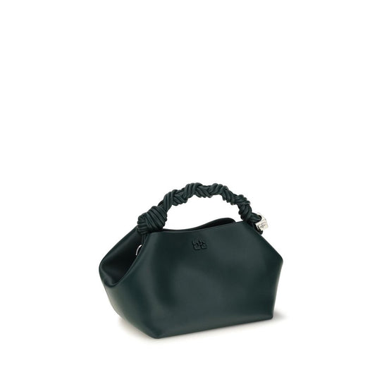 Ganni Bicolor Recycled Leather Handbag