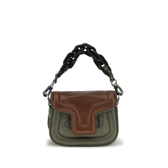 Pierre Hardy Brown Calf Leather Bos Taurus Handbag