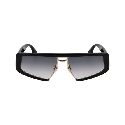 Victoria Beckham Black Metal & Plastic Sunglasses