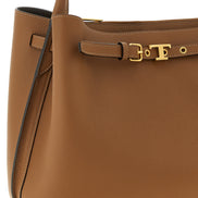 Tod's Brown Calfskin Handbag