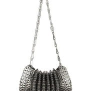 Paco Rabanne Silver Stainless Steel Shoulder Bag