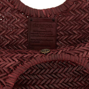 Dragon Diffusion Bordeaux Cowhide Shoulder Bag