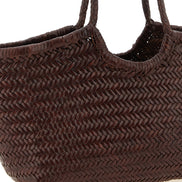 Dragon Diffusion Brown Cowhide Shoulder Bag