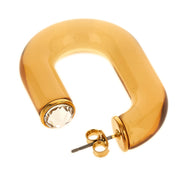 Paco Rabanne Gold Brass Earrings