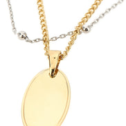 Paco Rabanne Silver Brass Necklace