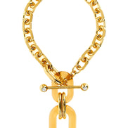 Paco Rabanne Gold Brass Necklace