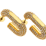 Paco Rabanne Gold Brass Earrings