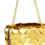 Paco Rabanne Gold Polyester Shoulder Bag