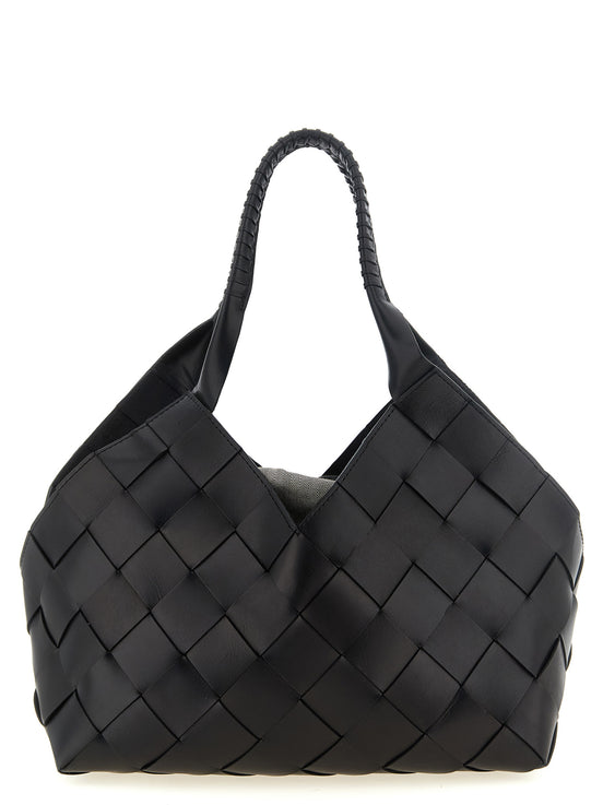 Dragon Diffusion Black Calfskin Shoulder Bag