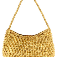 Dragon Diffusion Gold Cowhide Shoulder Bag