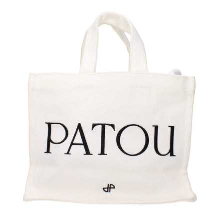 Patou White Fabric Handbag
