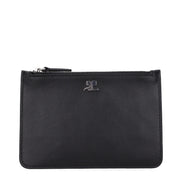 Courrèges Black Leather Wallet