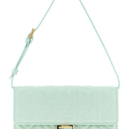 Fendi Bicolor Lamb Leather Shoulder Bag