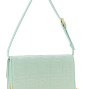 Fendi Bicolor Lamb Leather Shoulder Bag