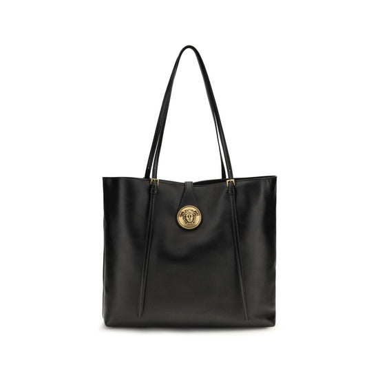 Versace Black Lamb Ovis Aries Shoulder Bag