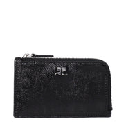 Courrèges Black Leather Wallet