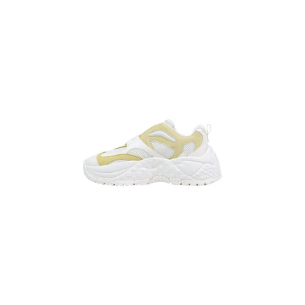 Armani Exchange White Polyester Chunky Sneakers