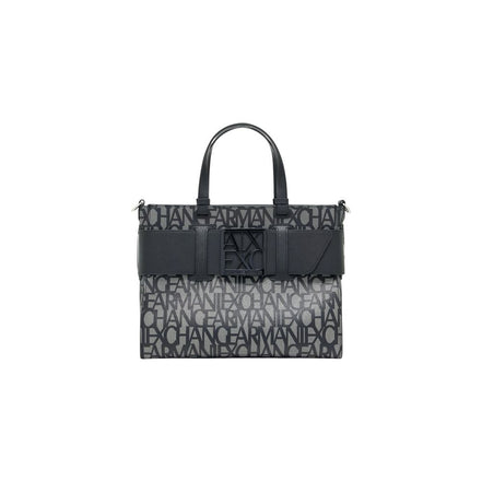 Armani Exchange Black Cotton Handbag
