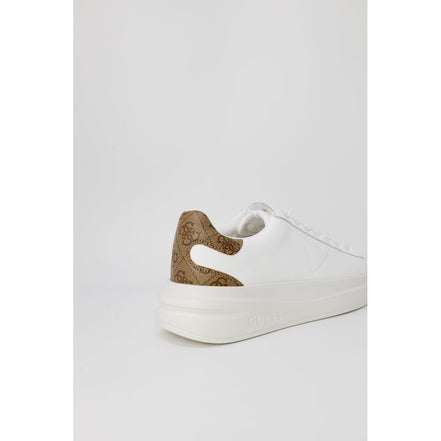 Guess White Polyethylene Low Top Sneakers